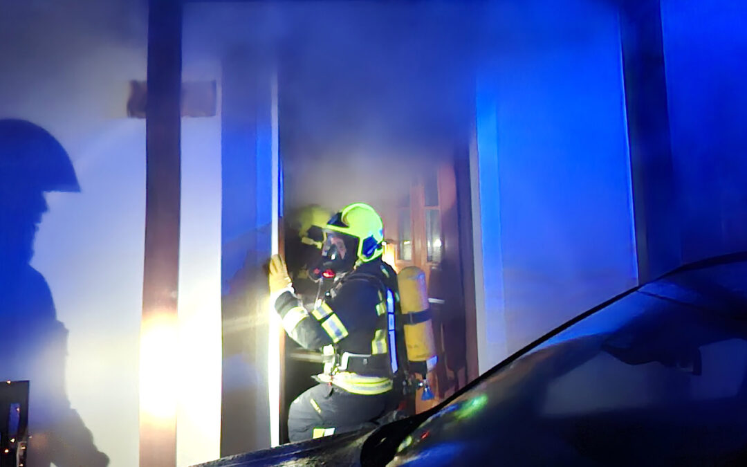 Brand am großen Gemeindesee