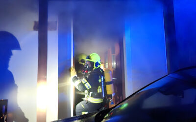 Brand am großen Gemeindesee